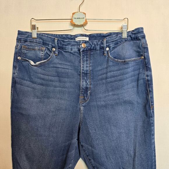 Good American 22×28 Good Waist Stretch Jean – Plus Size (GW108T) Curve-Fit B219 - Picture 6 of 12